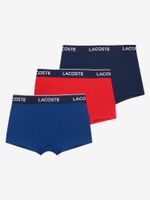 LACOSTE — Комплект Трусов Boxer Brief Black/Red/Blue