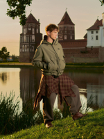 CALLED A GARMENT — Куртка 5-Winds Jacket Серо-Зеленый