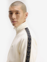 FRED PERRY — Олимпийка Contrast Tape Track Jacket Ecru