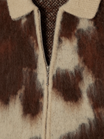OBEY — Свитер Cow Pattern ZIP Sweater Cow Multi