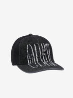 OBEY — Кепка Supernova 6 Panel Denim Velcro Back Faded Black