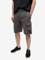 C.P. COMPANY — Шорты Cotton Diagonal Fleece Cargo Sweat Gunmetal