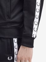 FRED PERRY — Олимпийка Taped Track Carbon Black