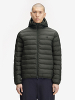 FRED PERRY — Куртка Hooded Insulated Jacket Field Green
