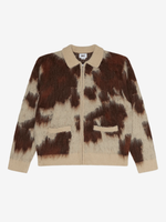OBEY — Свитер Cow Pattern ZIP Sweater Cow Multi