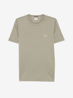 C.P. COMPANY — Футболка Mercerized Jersey 70/2 Gasato SS Patch Moss Gray