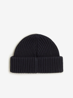 FRED PERRY — Шапка Cotton Ribbed Beanie Black