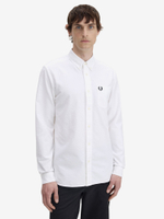 FRED PERRY — Рубашка Oxford Laurel White