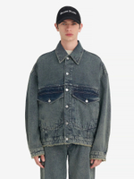 ÉTUDES STUDIO — Куртка Loose Denim Jacket Acid
