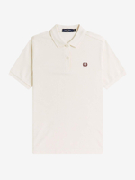 FRED PERRY — Поло W Fred Perry Polo Shirt Ecru/Oxblood