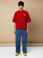 DISSIDENT — Футболка Rhythm Oversized Tee in Red