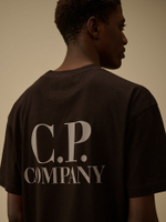 C.P. COMPANY — Футболка 30/1 Jersey SS Printed Graphics Black