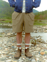 CALLED A GARMENT — Шорты Hikercore Белый Песок