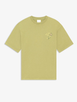 DRÔLE DE MONSIEUR — Футболка Esquisse Slogan Tee Light Khaki