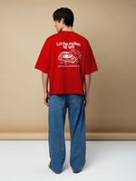 DISSIDENT — Футболка Rhythm Oversized Tee in Red