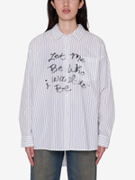 OBEY — Рубашка W Carlotta Stripe Shirt White Multi