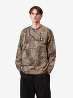 CARHARTT WIP — Лонгслив L/S Feather Tree Camo Khaki/Shungite