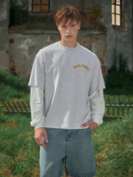 CALLED A GARMENT — Футболка Iris College Серый Меланж