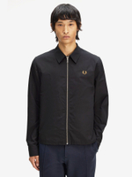 FRED PERRY — Рубашка Poplin Overshirt Black