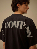C.P. COMPANY — Футболка 1020 Jersey SS Tee Stencil Black