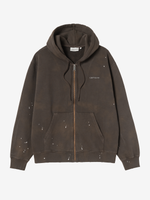 CARHARTT WIP — Худи Painter Zip Tobacco (Destroy Wash, Splatter)