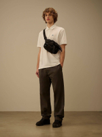 C.P. COMPANY — Поло Stretch Piquet Point Collar Polo Gauze White