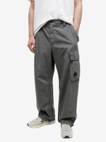 C.P. COMPANY — Штаны Cotton Rip-Stop Boxy Lens Cargo Pants Gunmetal