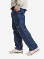 C.P. COMPANY — Штаны Flatt Nylon Loose Cargo Lens Pants Midnight Navy