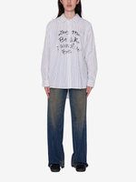 OBEY — Рубашка W Carlotta Stripe Shirt White Multi