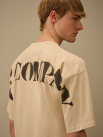 C.P. COMPANY — Футболка 1020 Jersey SS Tee Stencil Frozen Dew