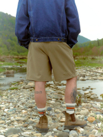 CALLED A GARMENT — Шорты Hikercore Белый Песок