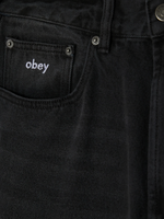 OBEY — Джинсы Bigwig Baggy Denim Heavy Vintage Black