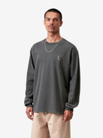 CARHARTT WIP — Лонгслив L/S Nelson T-Shirt Black (Garment Dyed)