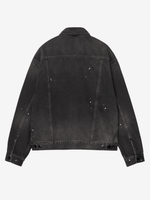 CARHARTT WIP — Куртка Helston Jacket Black (Destroy Wash, Splatter)