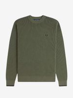 FRED PERRY — Свитер Waffle Stitch Jumper Laurel Wreath Green