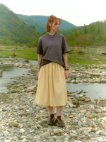 CALLED A GARMENT — Футболка Stout Brown Dyed