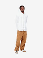 CARHARTT WIP — Рубашка L/S C-Logo White/White