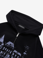 BRÛLER D’AMOUR — Худи Zip Ночной замок/Château de nuit Black