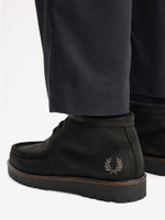FRED PERRY — Ботинки Waxed Suede Kenny Boot Black