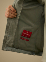 C.P. COMPANY — Овершот Flatt Nylon Mixed Goggle Overshirt Silver Blue