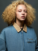 OBEY — Куртка W Ezra Workwear Jacket Heavy Vintage Indigo