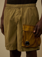 C.P. COMPANY — Шорты Flatt Nylon Mixed Lens Cargo Swim Shorts Dried Herb