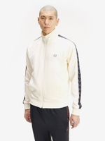 FRED PERRY — Олимпийка Contrast Tape Track Jacket Ecru