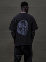ZNY — Футболка Skull Washed Tee FW26 Black
