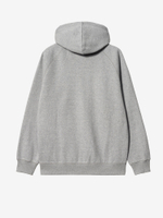 CARHARTT WIP — Худи Zip Chase Grey Heather/Gold