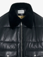 DRÔLE DE MONSIEUR — Куртка Leather Jacket Black