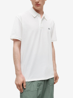 C.P. COMPANY — Поло Stretch Piquet Point Collar Polo Gauze White