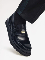 FRED PERRY — Туфли George Cox Leather Penny Loafer Black