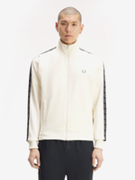 FRED PERRY — Олимпийка Contrast Tape Track Jacket Ecru