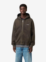CARHARTT WIP — Худи Painter Zip Tobacco (Destroy Wash, Splatter)